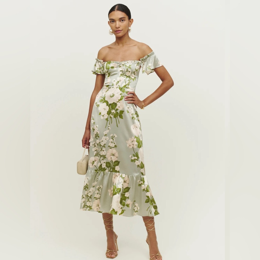 Sianna Silk Dress - Reformation - size 6